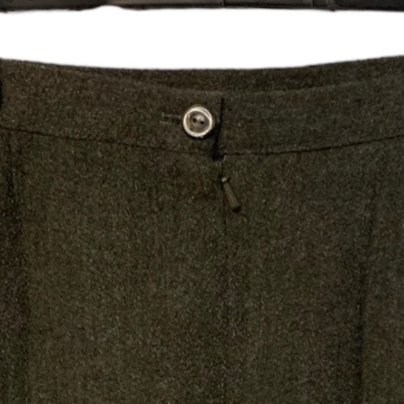 Touch Charcoal Gray Wool Blend Mini Pencil Skirt, [Sz 16] NWT - Picture 4 of 6